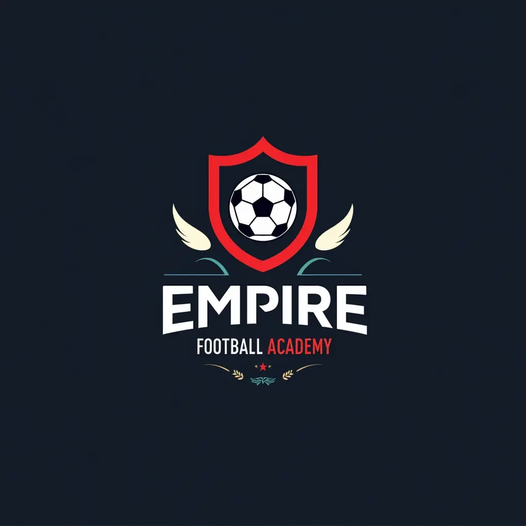 تصميم شعار لي اكادميه كوره اسمهاEMPIRE