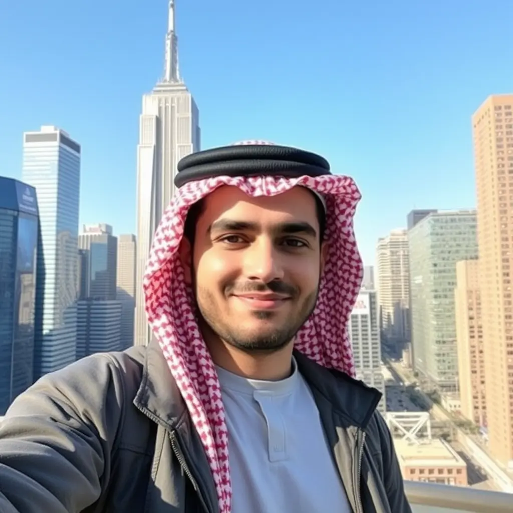 صورة بإسم بدر هو من مواليد المملكة العربية السعودية ويحب نيويورك