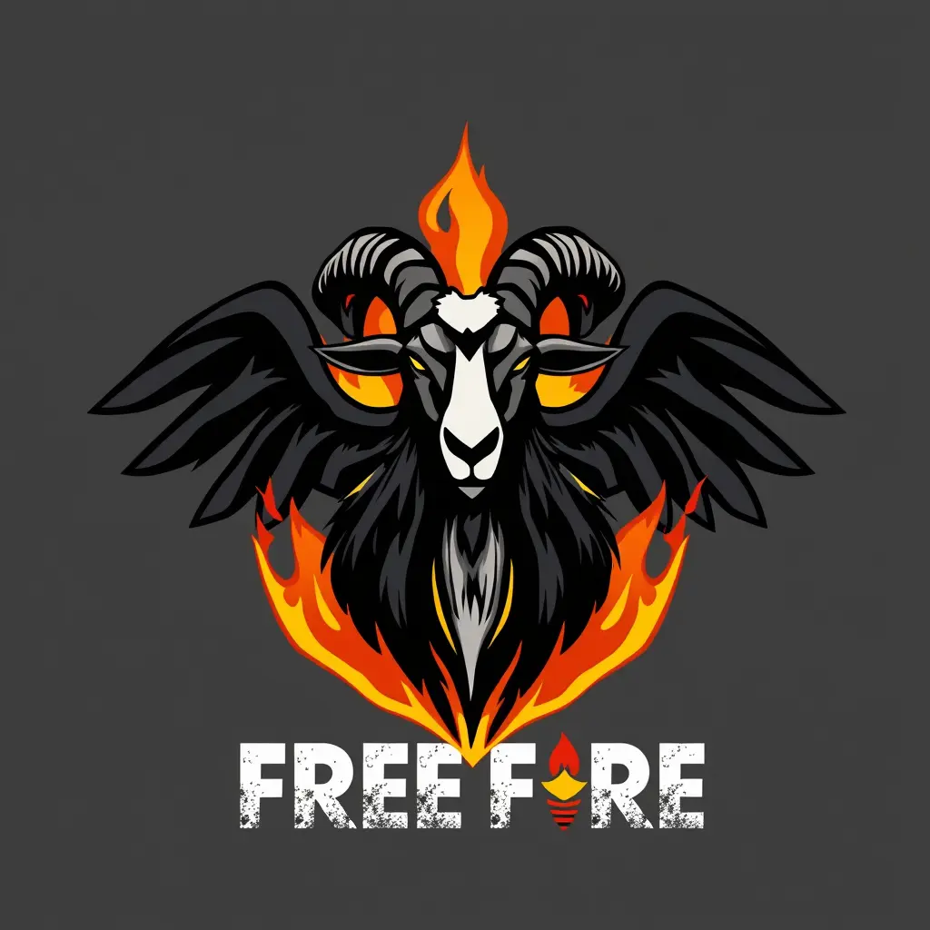 لوجو لكلان في لعبة free fire اسم الكلان goat on fire