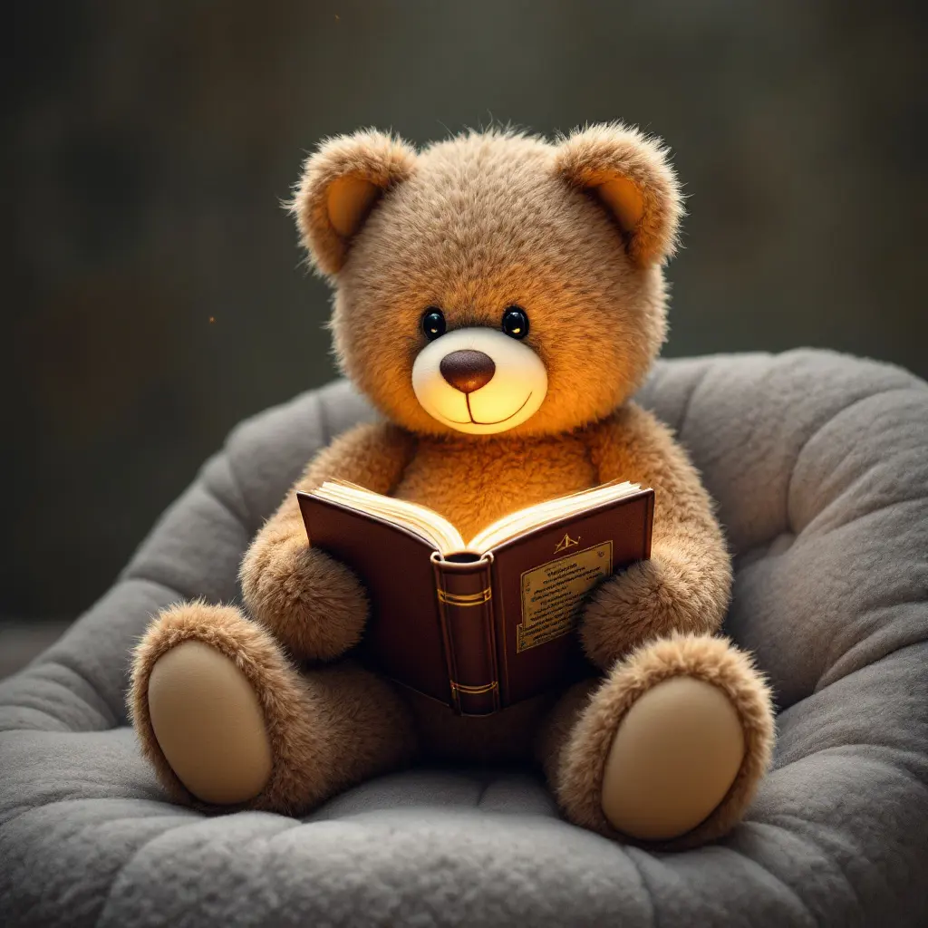 صورة دبدوب يقرأ