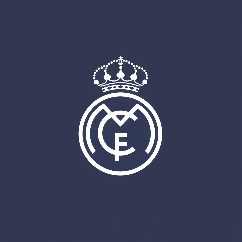 تصميم شعار ريال مدريد رائعه