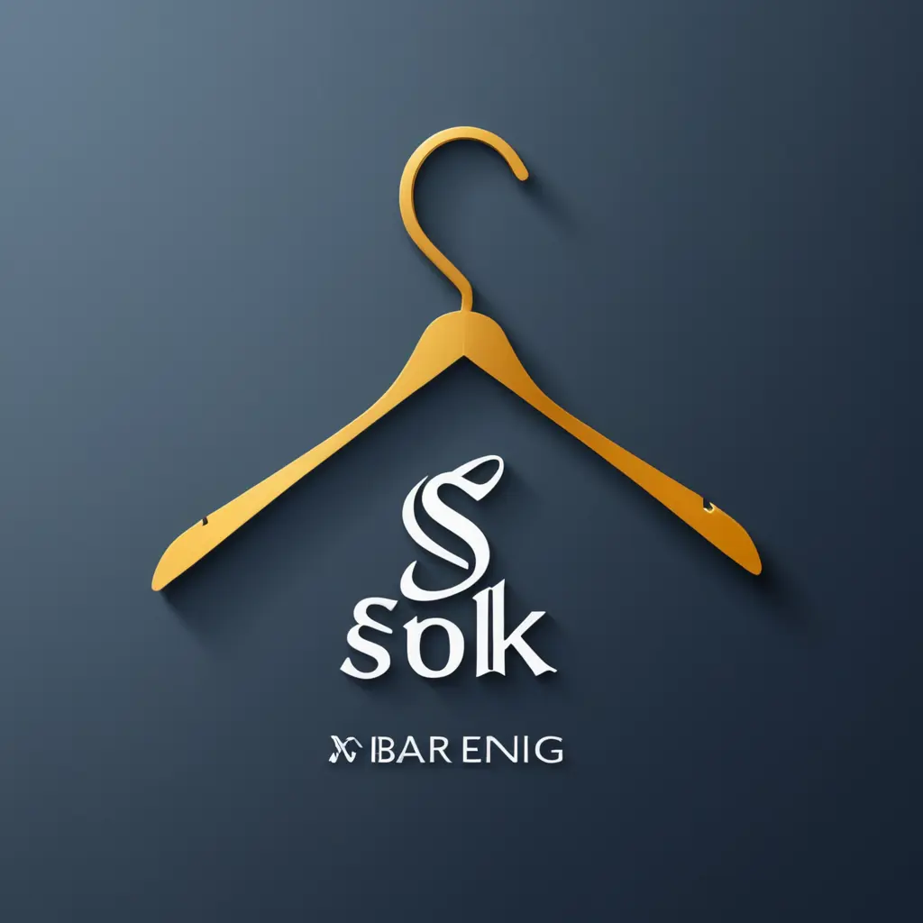 تصميم شعار ب اسم silk ل تجارة الملابس تصميم مبتكر مفصل على شكل علاقه للملابس ب حرف S