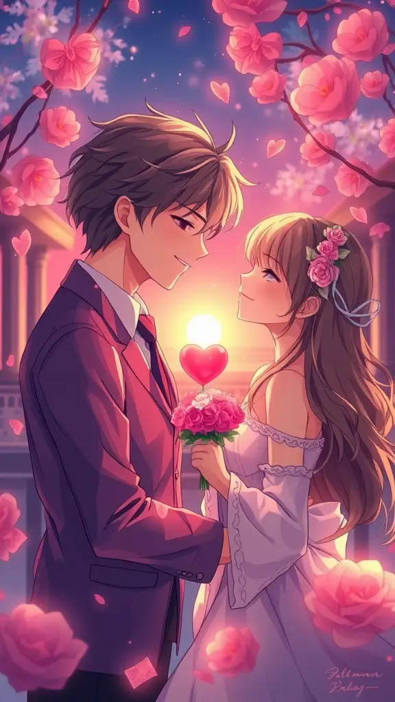 صور انمي رومانسيه جدا