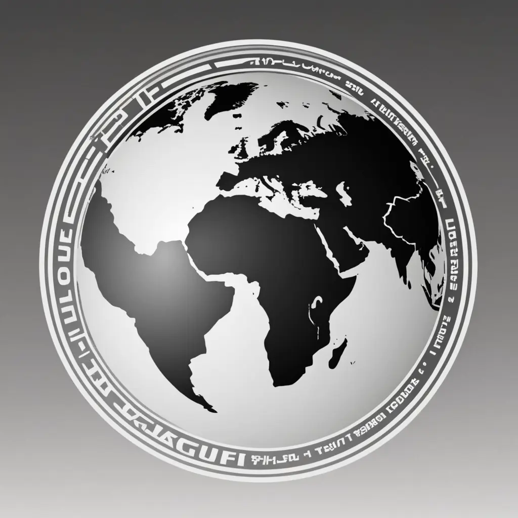 شعار لمنظمة تكاتف بلا حدود يحتوي على شكل الكرة الارضية مع اضافة اختصار T.W.B مع اضافة اسم المنظمة باللغة الإنجليزية للشعار وهو Takatuf Without Borders