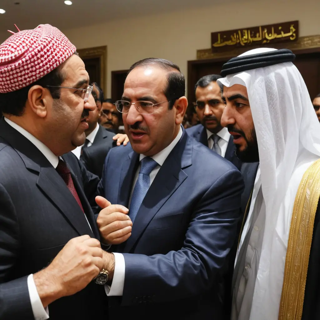 نوري المالكي يضرب كف على وجه محمد السوداني