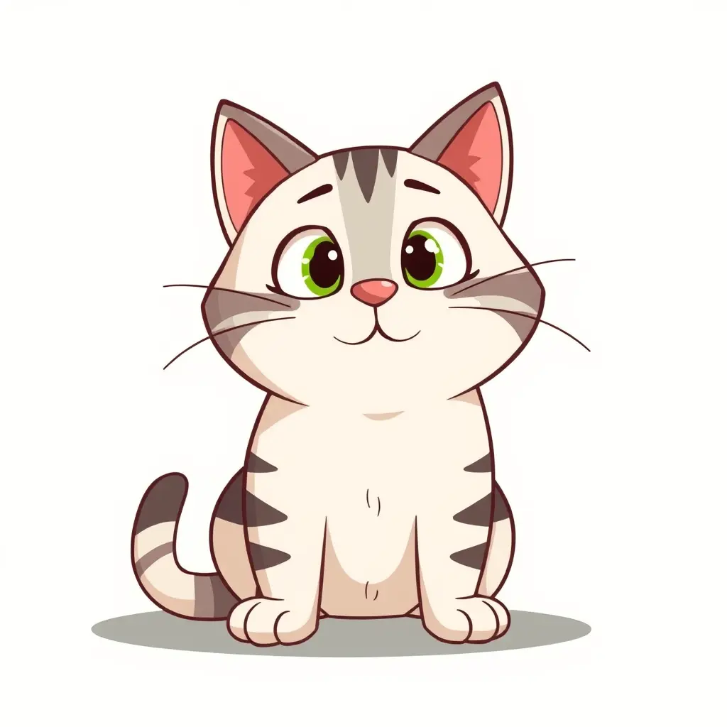 اريد صورة قط كرتون