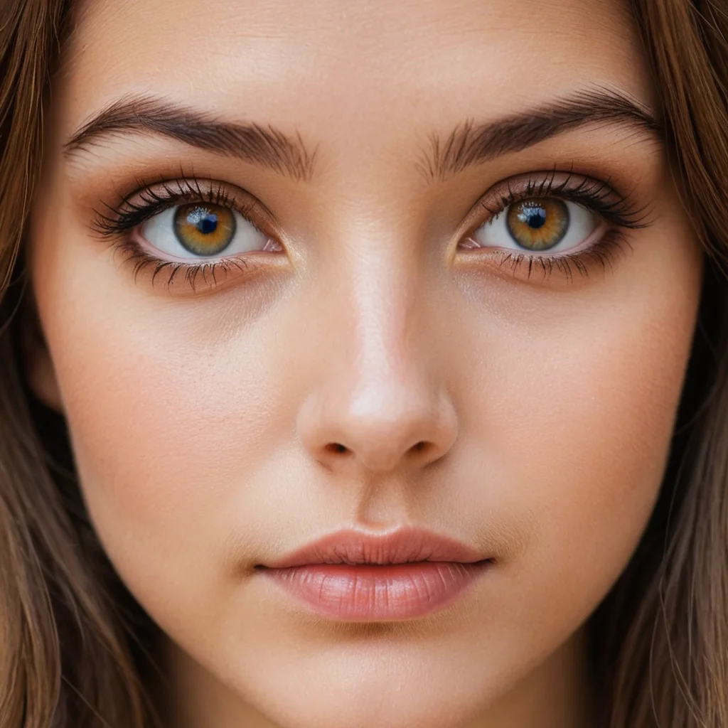 عيون بنت لون عسلي 