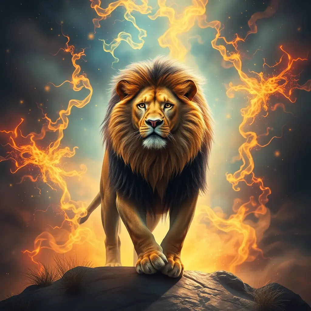 اسد في السحرا