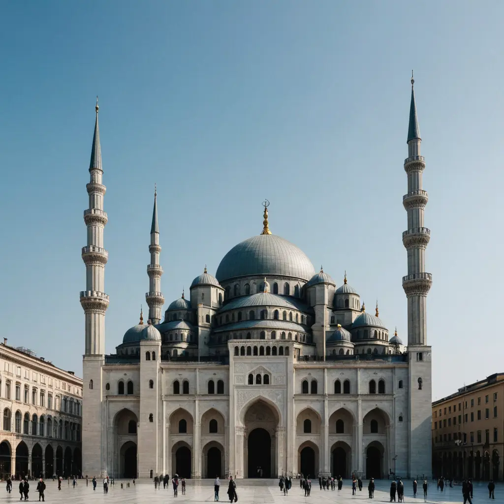اريد صوره جامع من الخارج يقف في ميلان