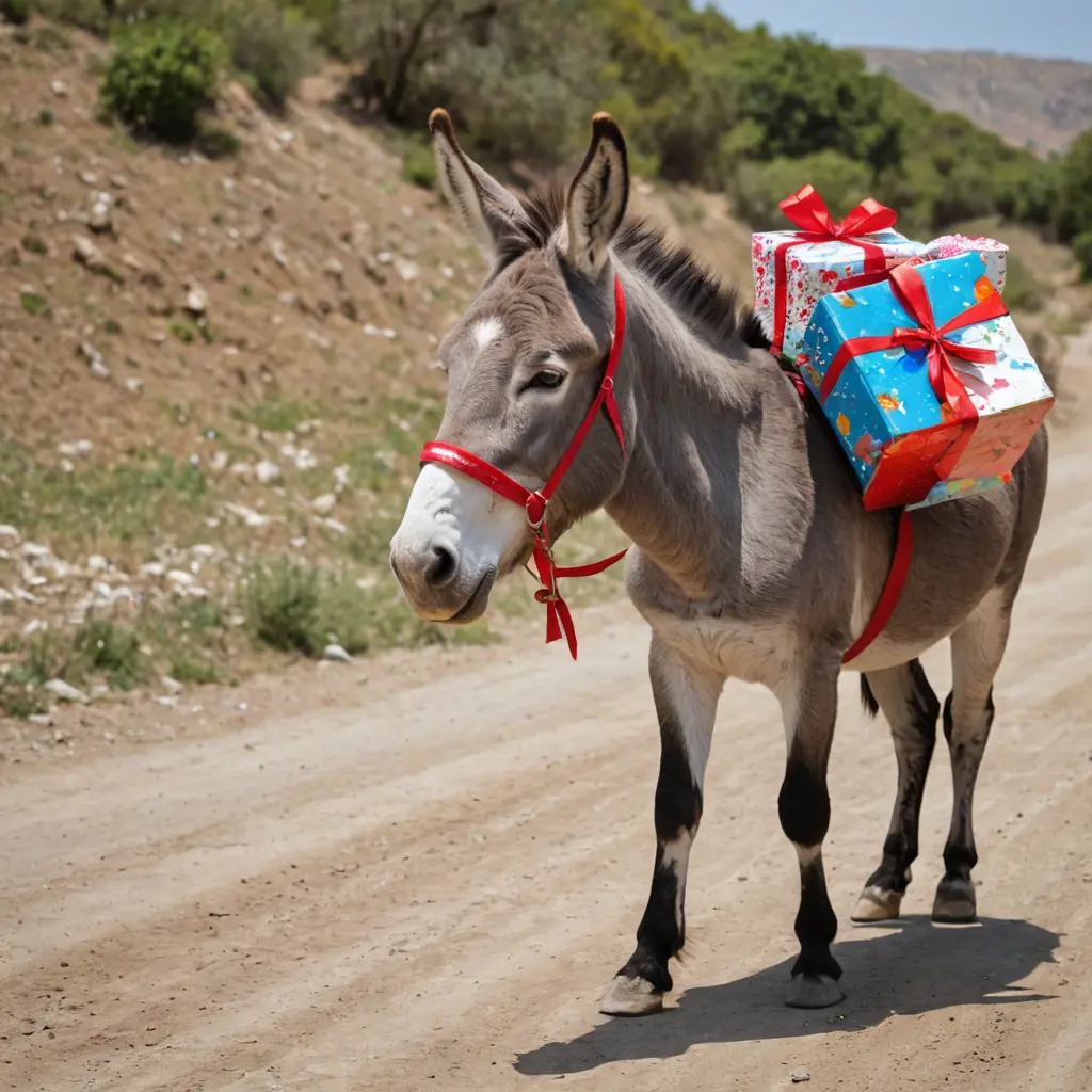 حمار شايل هديه