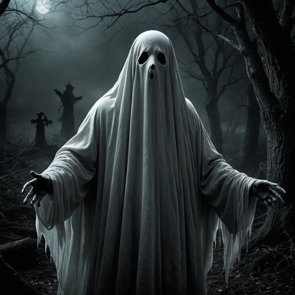 خلفيه شبح مرعب