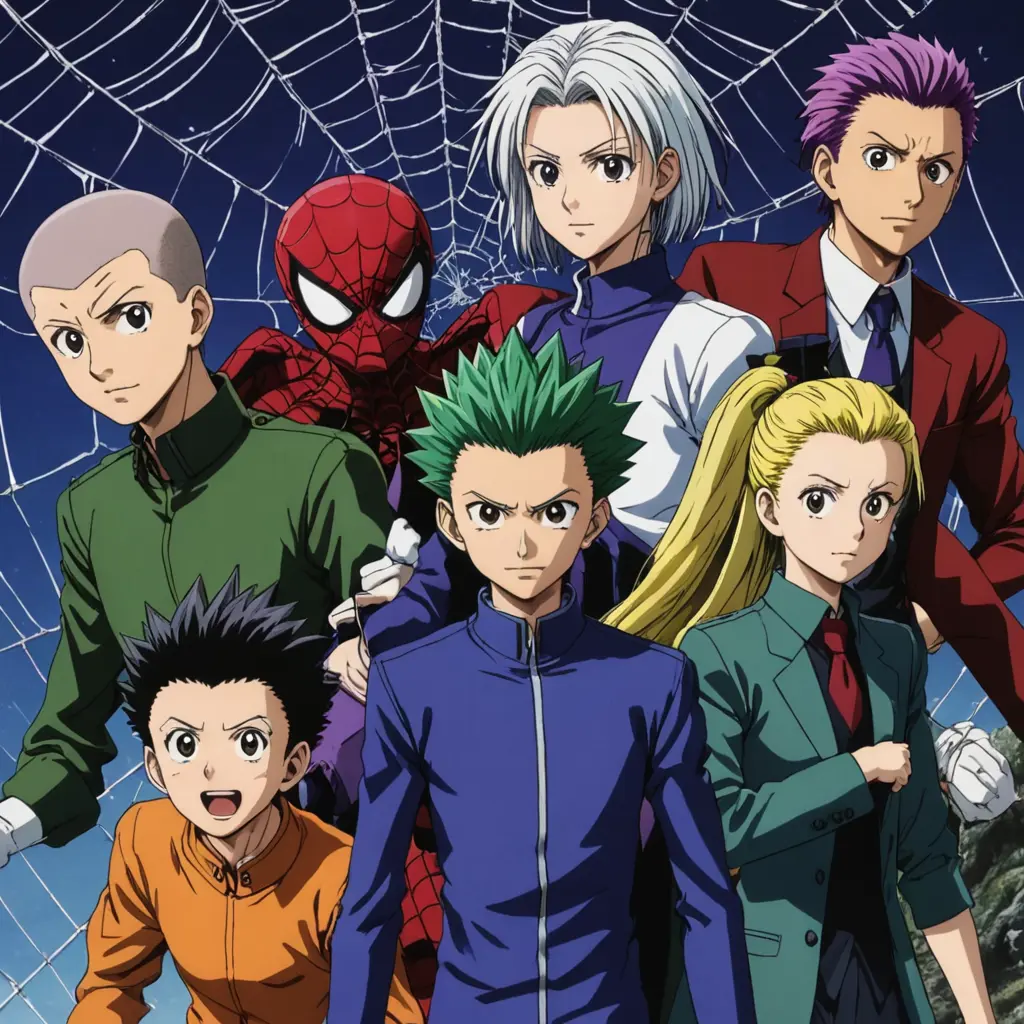 صورة لـعصابة العناكب من انمي هنتر أكس هنتر 