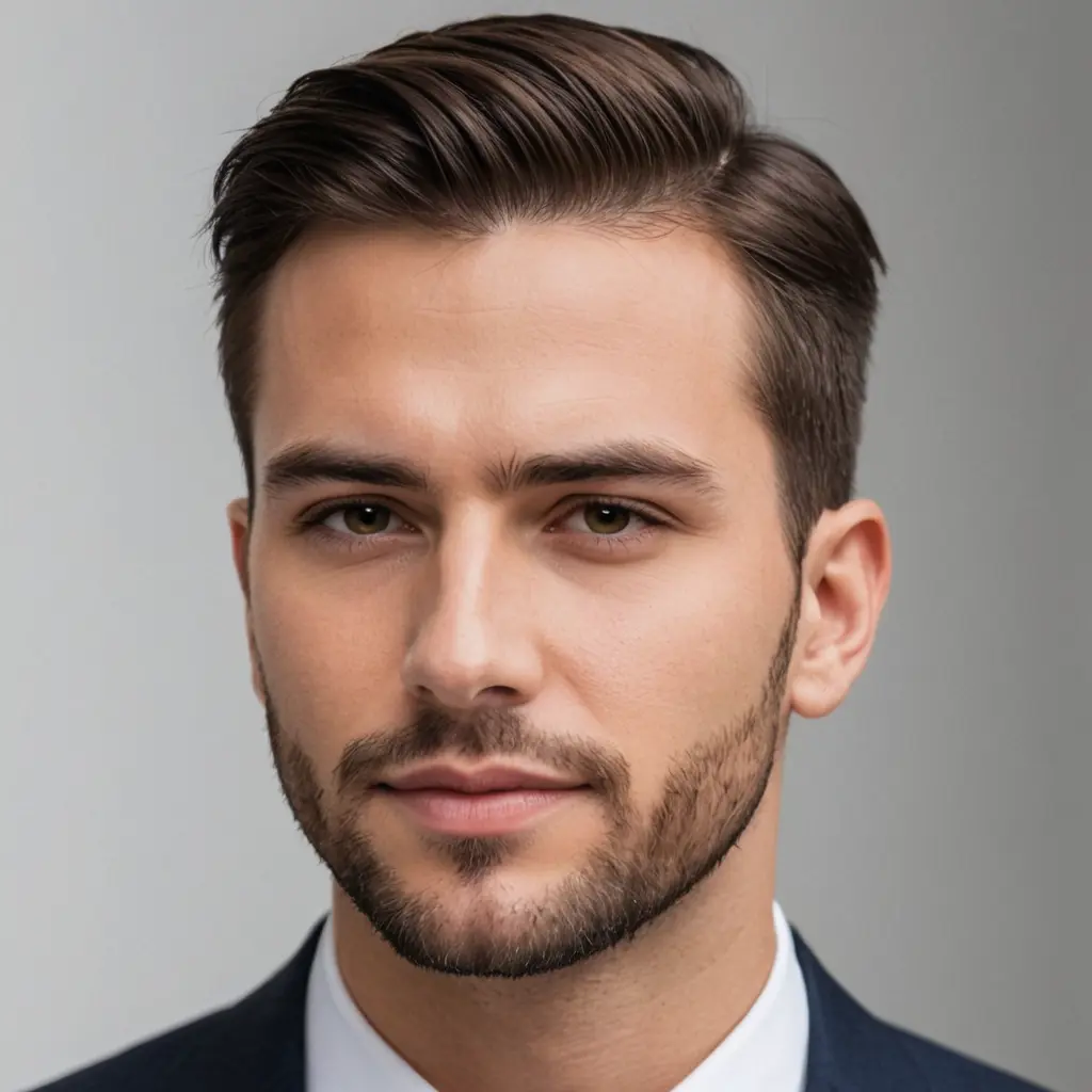 حلاقة شعر بدون تدريج للرجال متساوي بدون تخفيف الجوانب