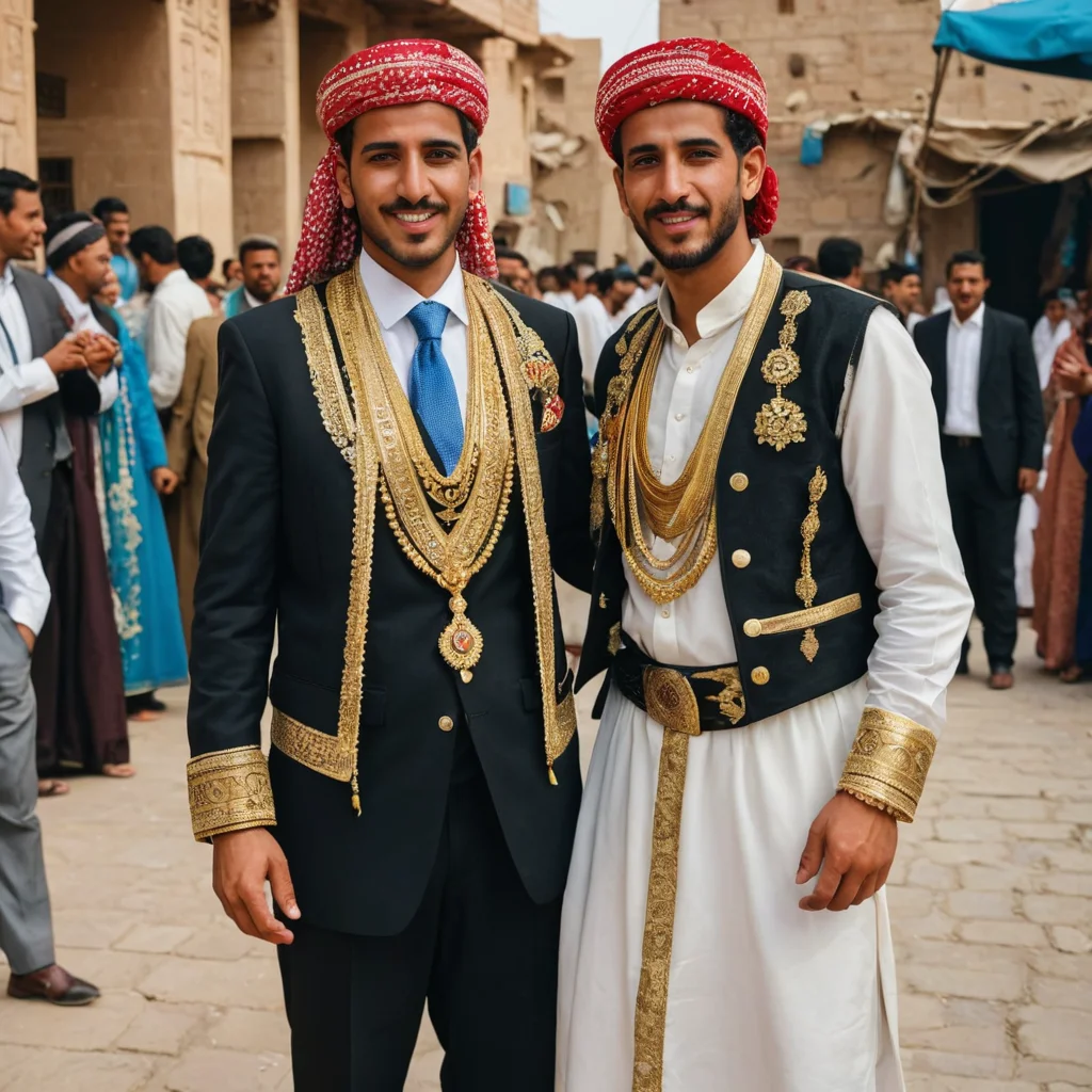 لبس عريس يمني