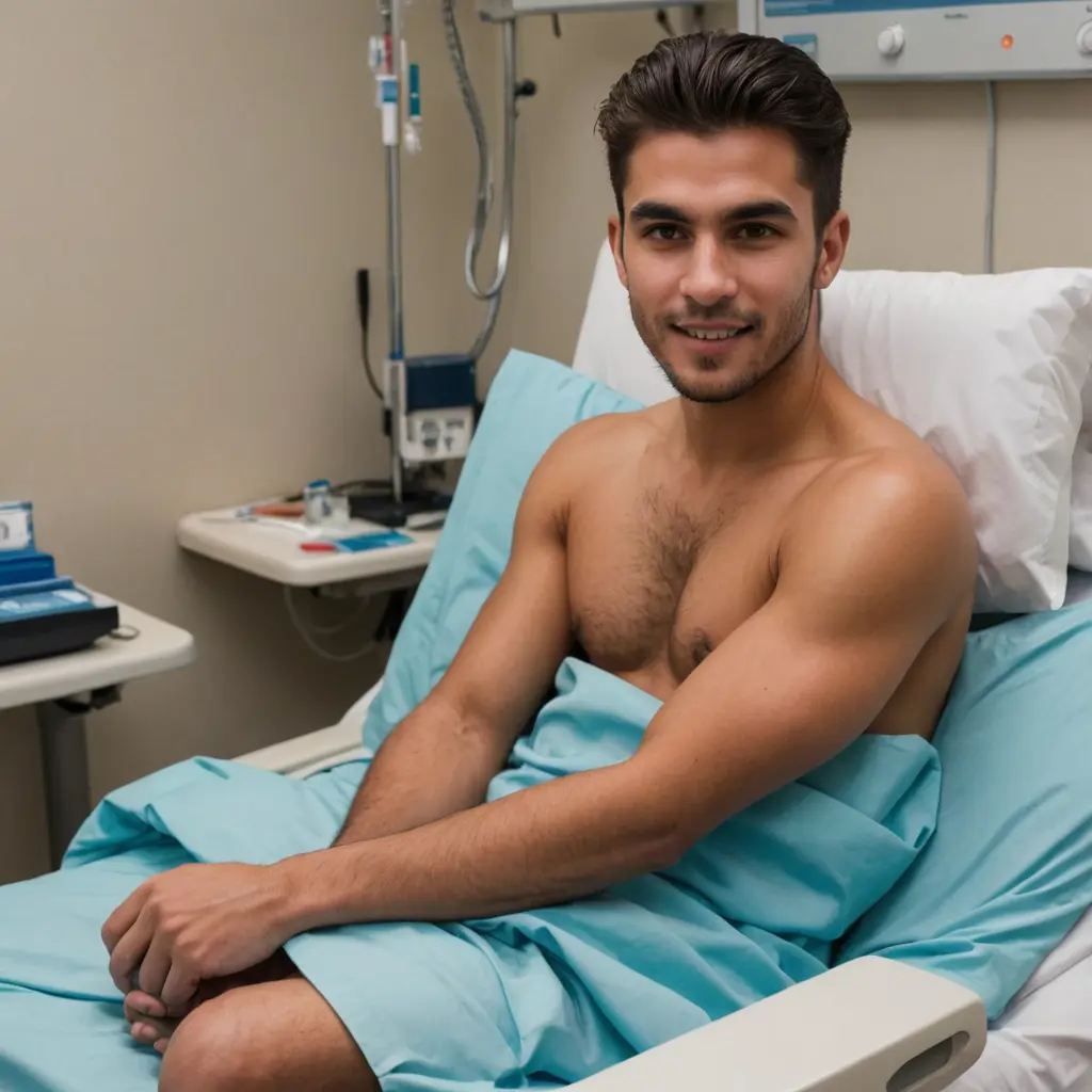 صوره كالونا ف أيد على سرير المستشفى