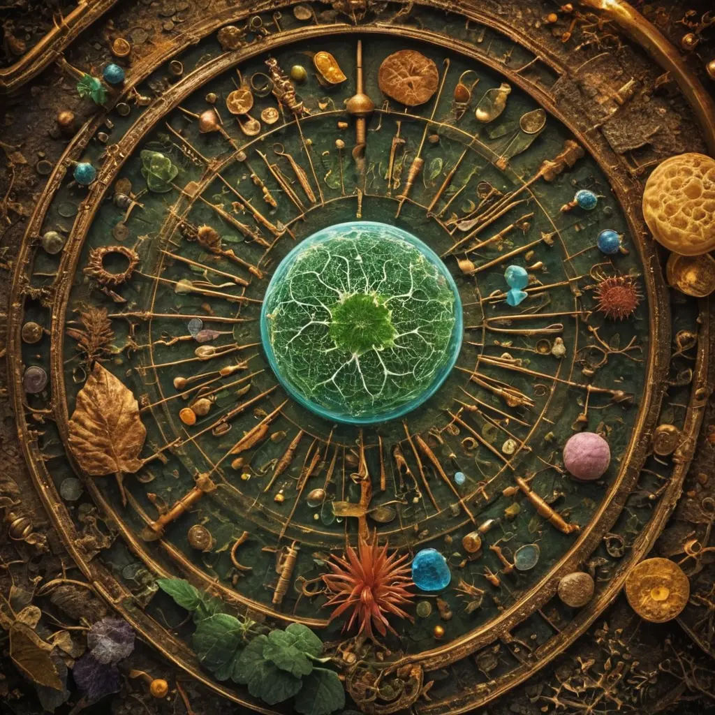 شعار شركة اسمها The Secrets of Biology