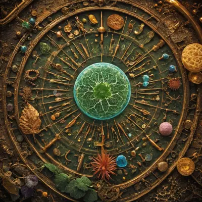 شعار شركة اسمها The Secrets of Biology