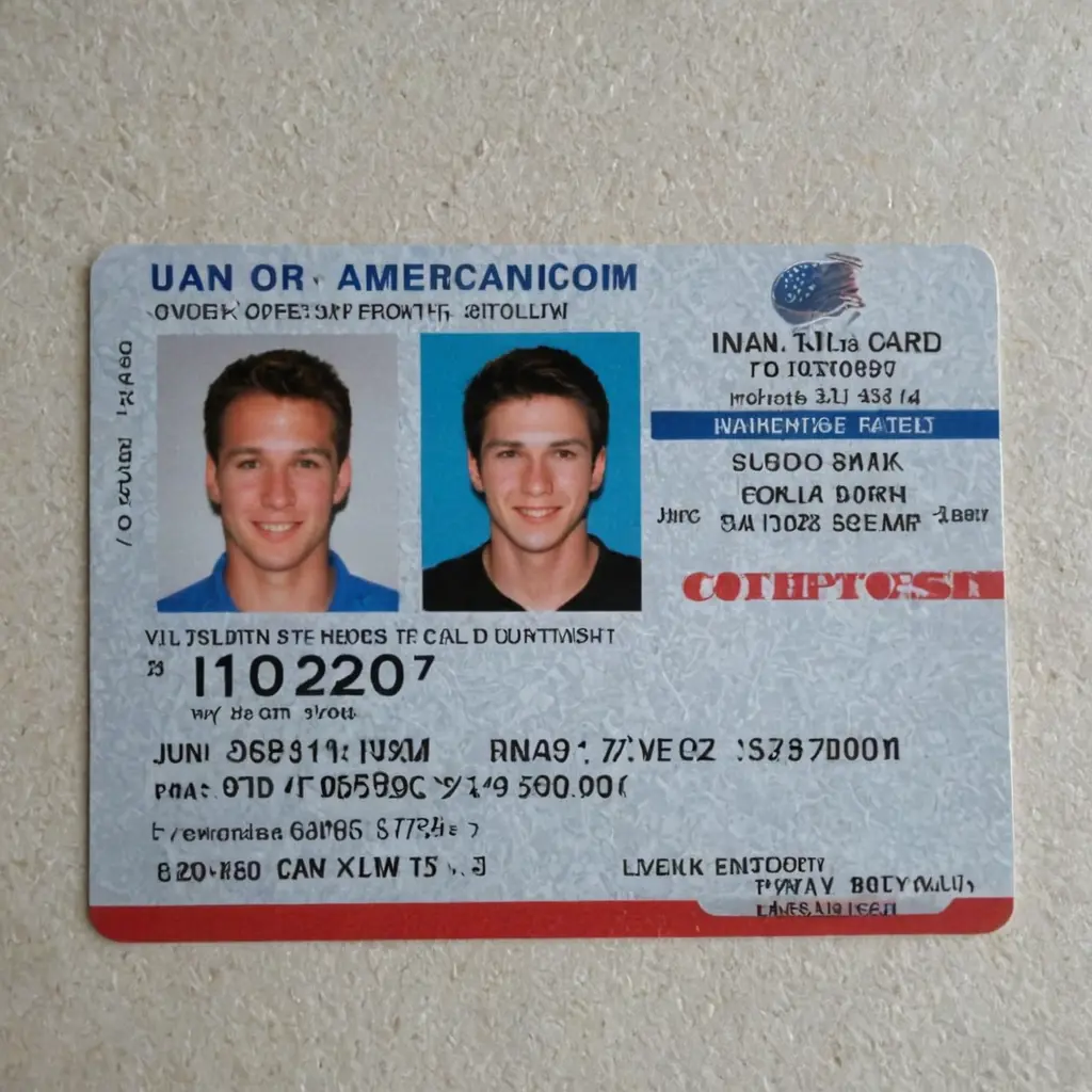 افعل لي بطاقه هويه امريكيه ب اسم ايان و يوجد بها مواليد 2007 و الكلام موضح جدا
