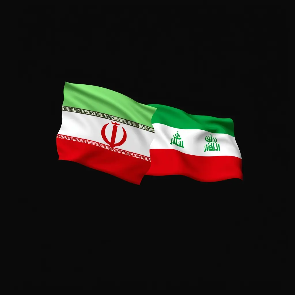 علم ايران وعراق