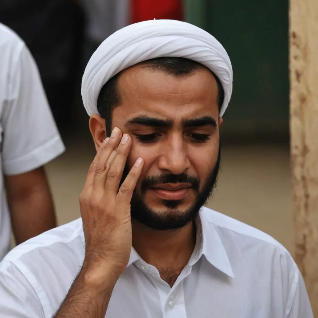 محمد شياع السوداني يبكي