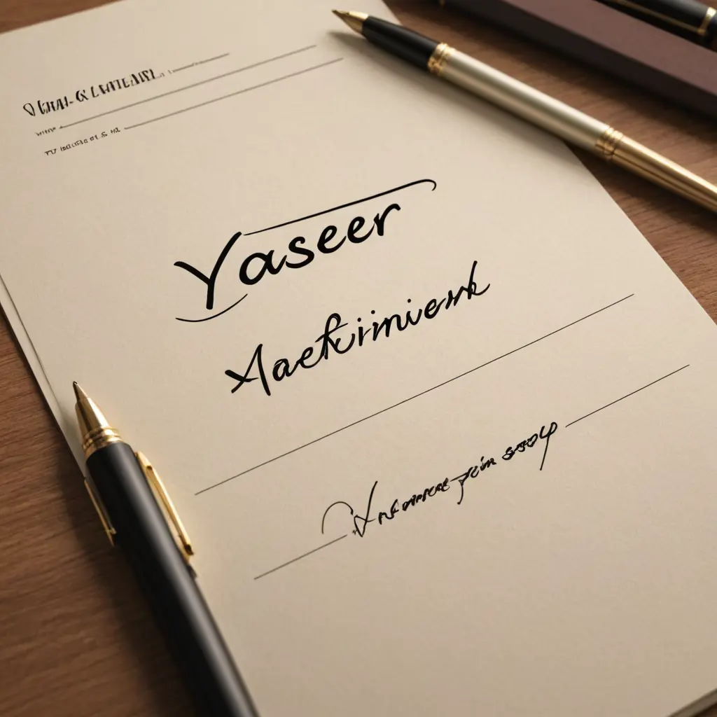 كتابة اسم ياسر بطريقة احترافية