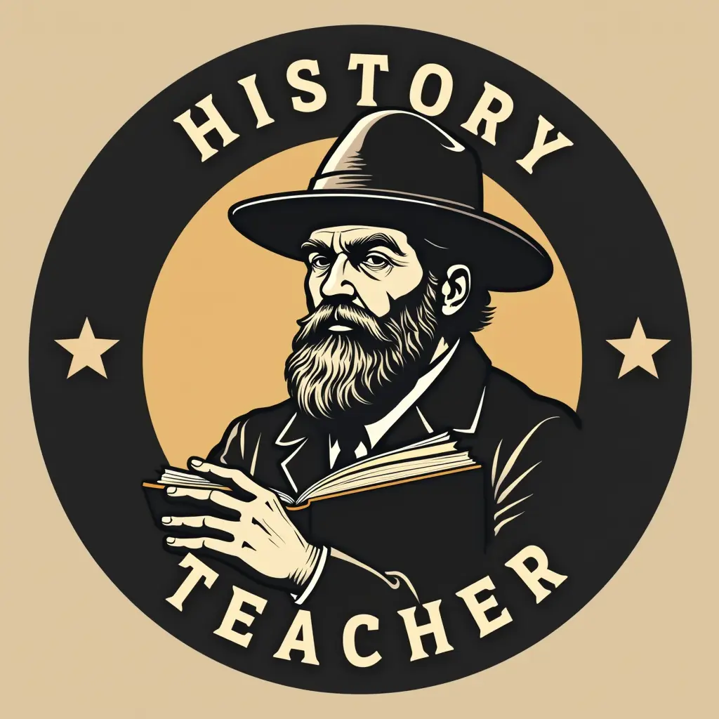 صورة لوجو مدرس تاريخ