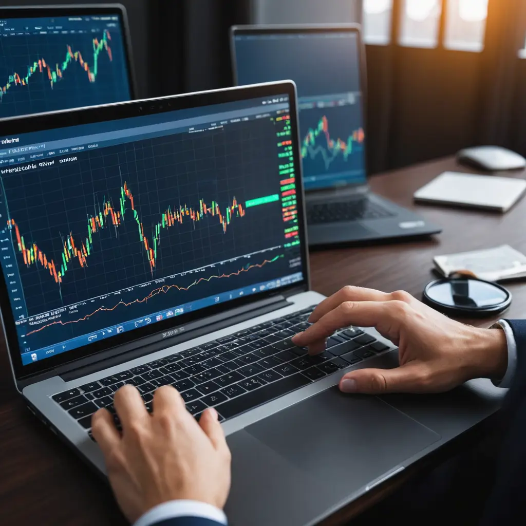 صور تداول عملات رقمية