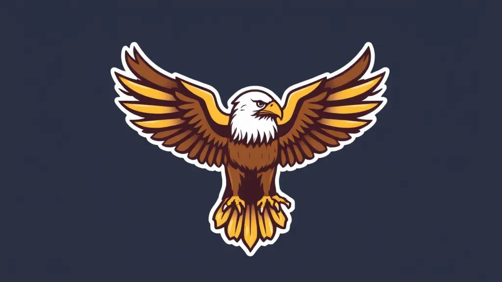 شعار عقاب مكتوب علي جناحه اسم يوسف