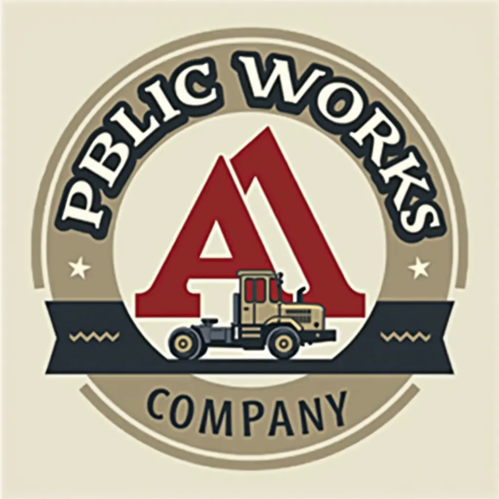 شعار شركة الأشغال العمومية إسمها advanced works