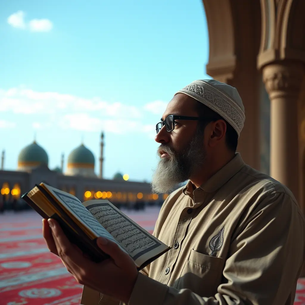 رجل حائر بين القران 