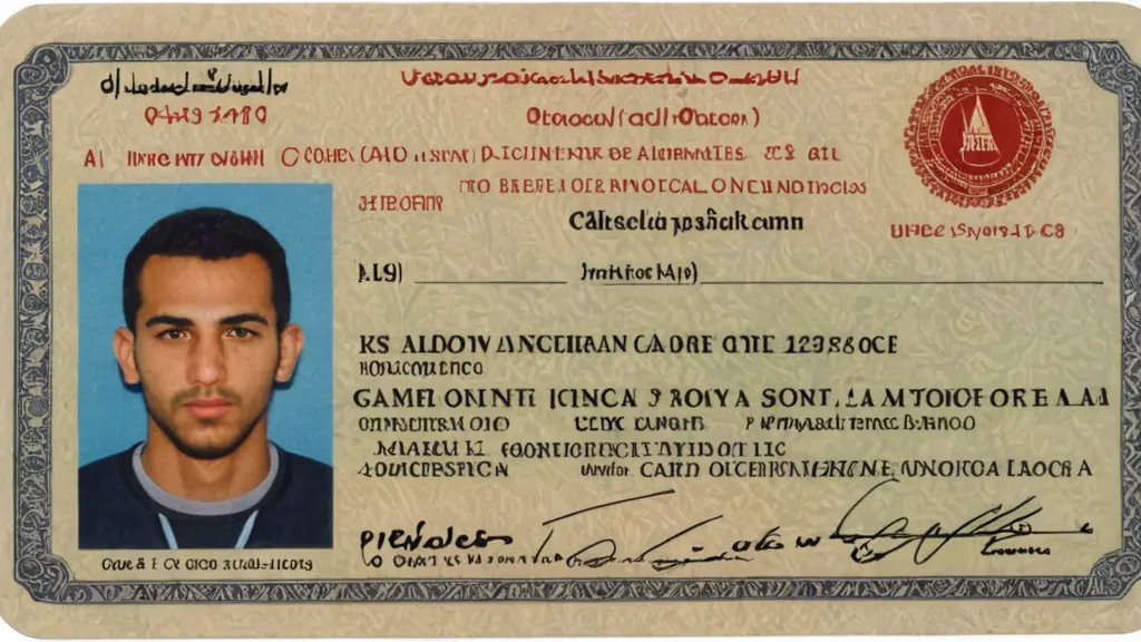 بطاقة هوية وطنية مغربية من وجه لأول وجه تاني