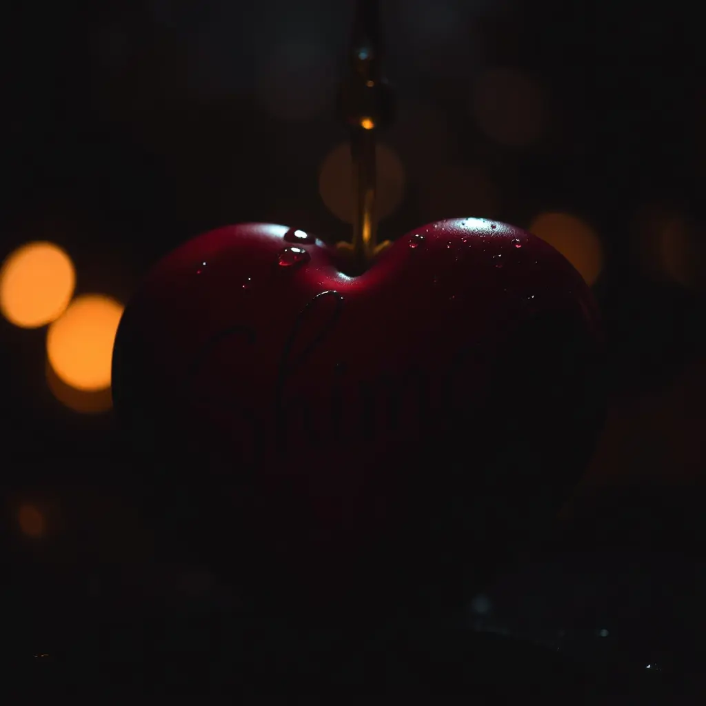 صوره رومانسيه قلب في اضاءة خافته و مريحه للعين و صوره فوتوغرافيه.محفور عليه كلمه shimo مع امطار