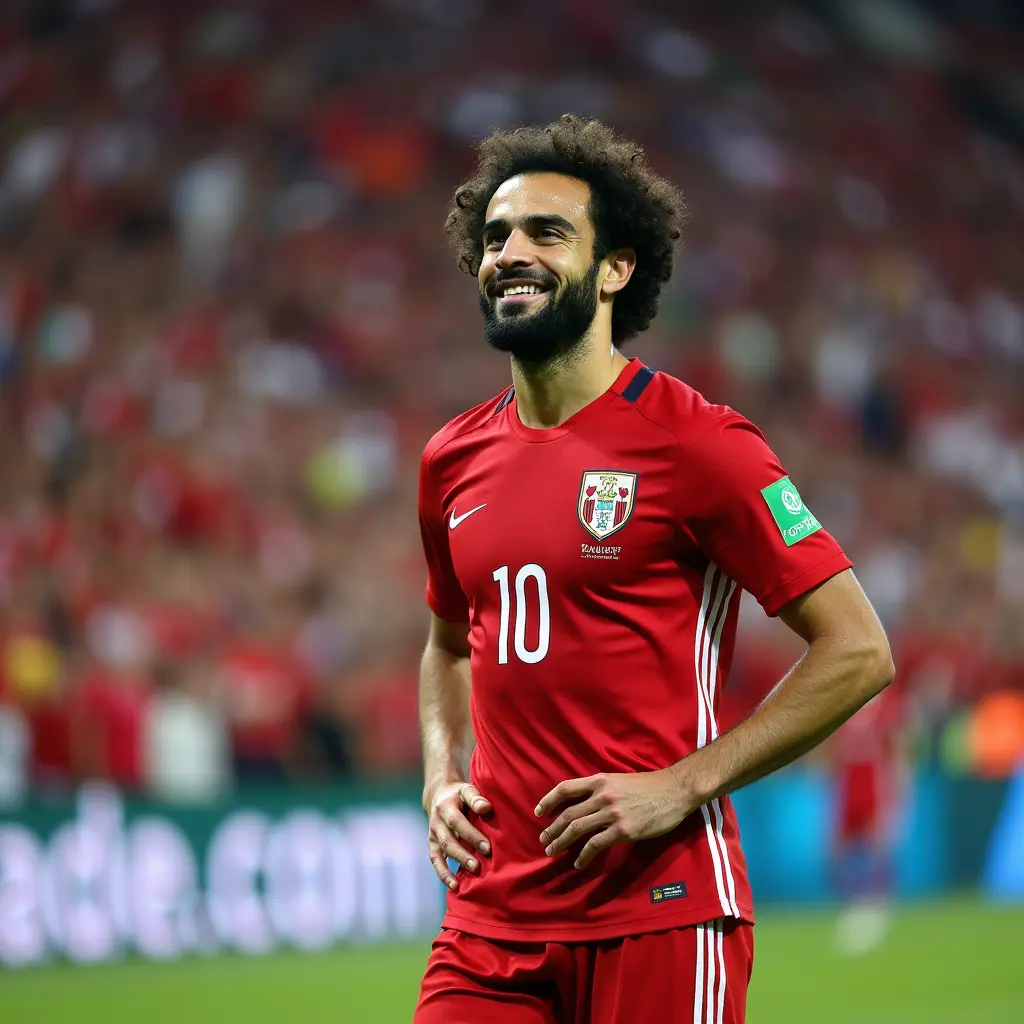 محمد صلاح يفوز بكاس العالم مع منتخب مصر