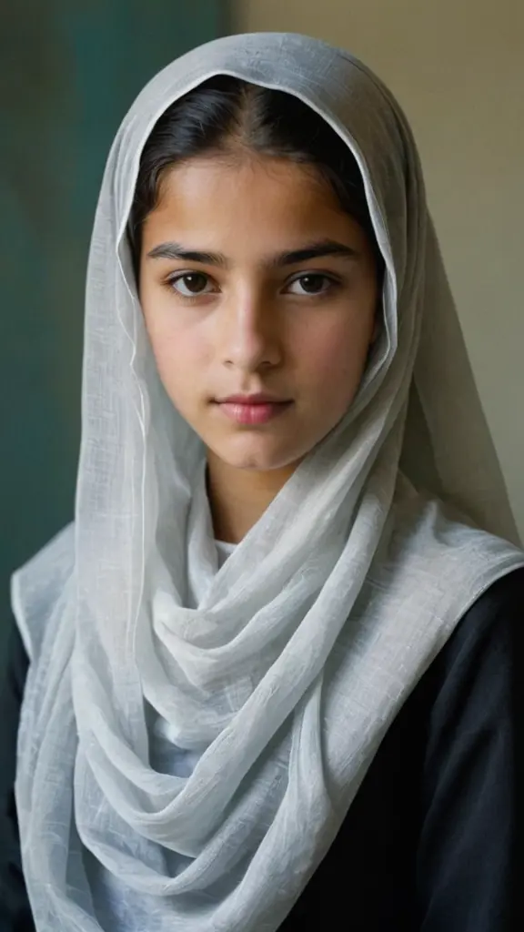 بنت محجبة عندها 14 سنه