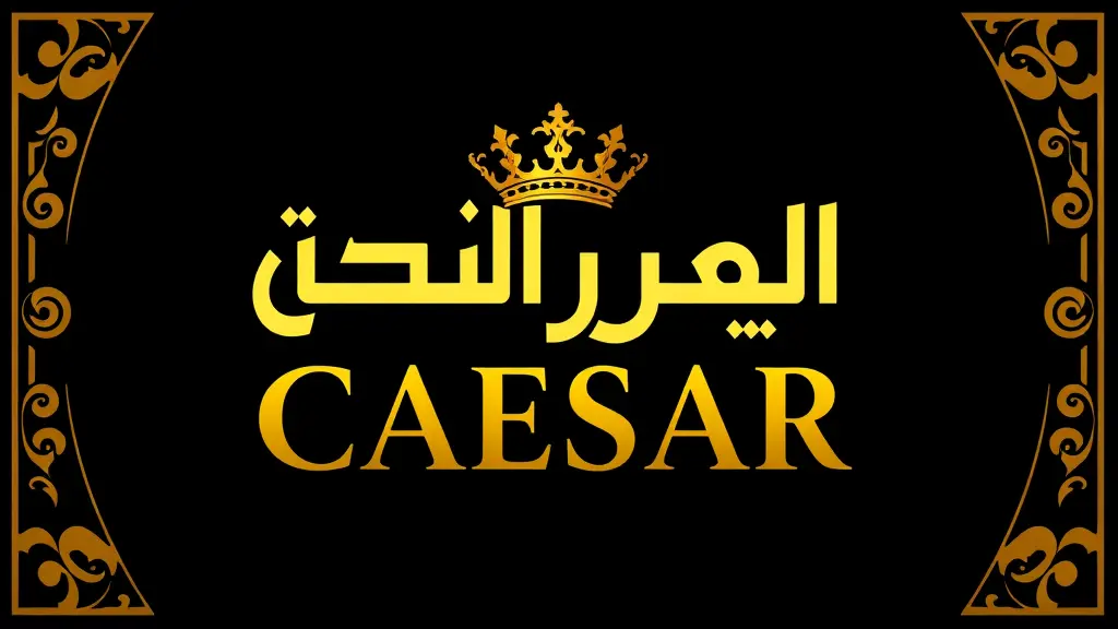 شعار فخم لإسم القيصر عربي و انجليزي