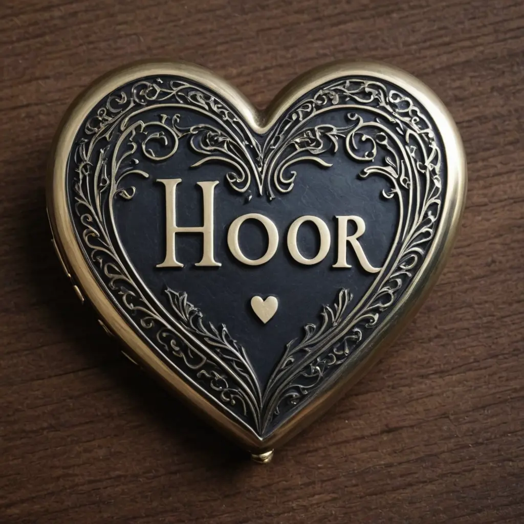 اسم حور محفور على قلب