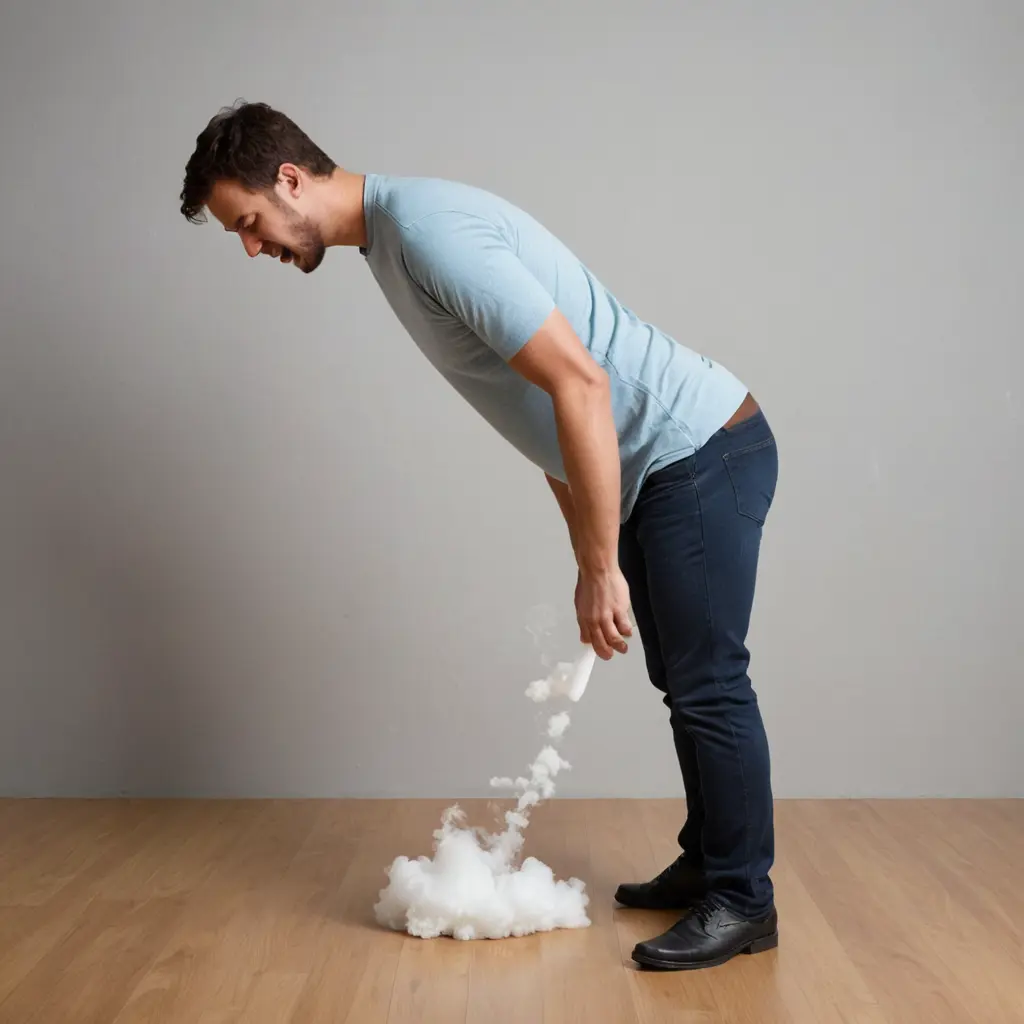 شخص يطلق الريح