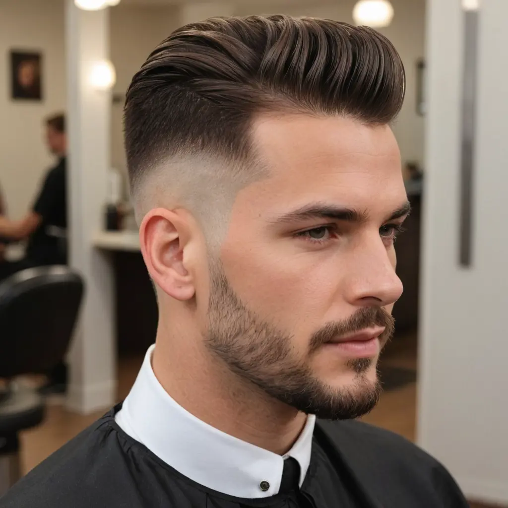 صورة ل حلاقة شعر جديدة مميزة تكون استايل هذا العام لان عملي في صالون حلاقة