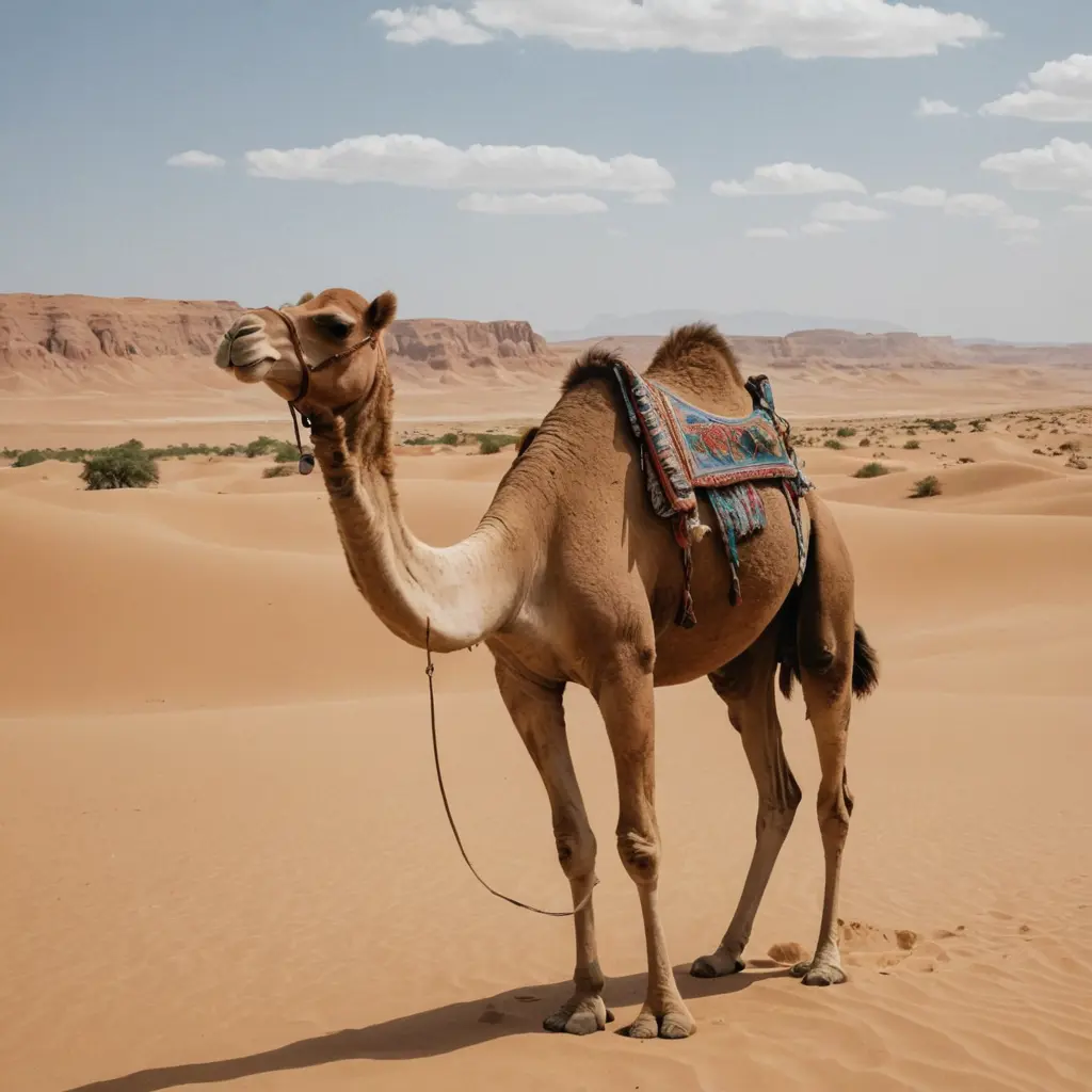 صوره جمل في الصحراء بعد 100 عام