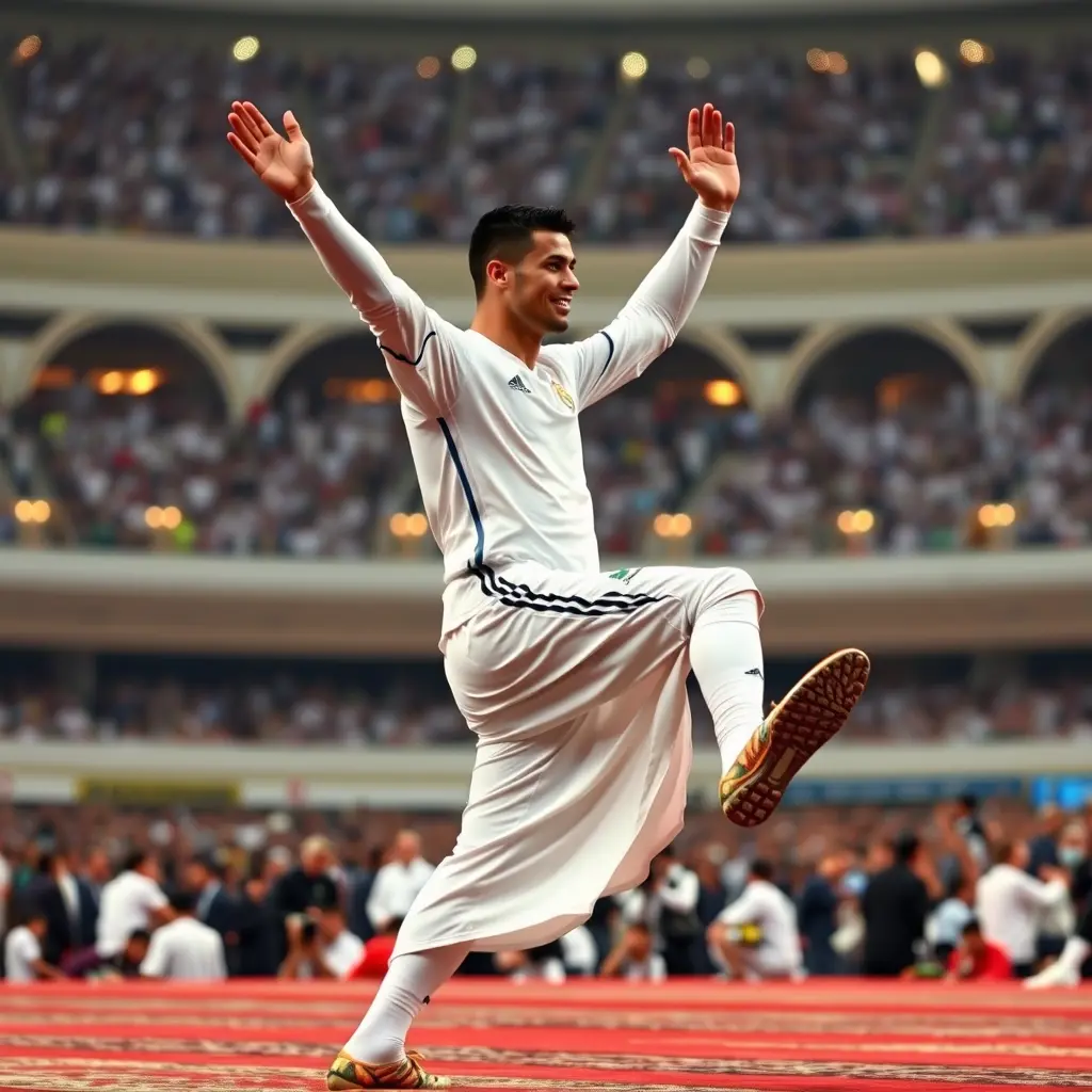 
بدي صورة ل رونالدو هوا يحج على الكعب