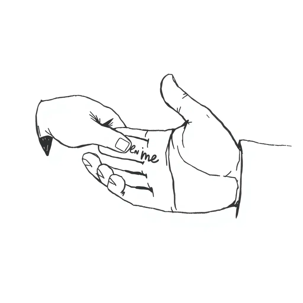 اعطيني صورة مرسومة يد تعطي ليد اخرى الرشوة مكتوب عليها شعار