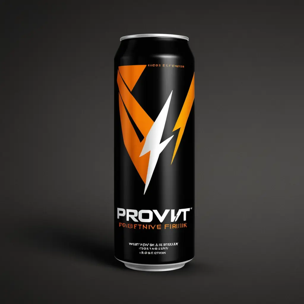 تصميم شعار  مشروب طاقة  باسم PROVT