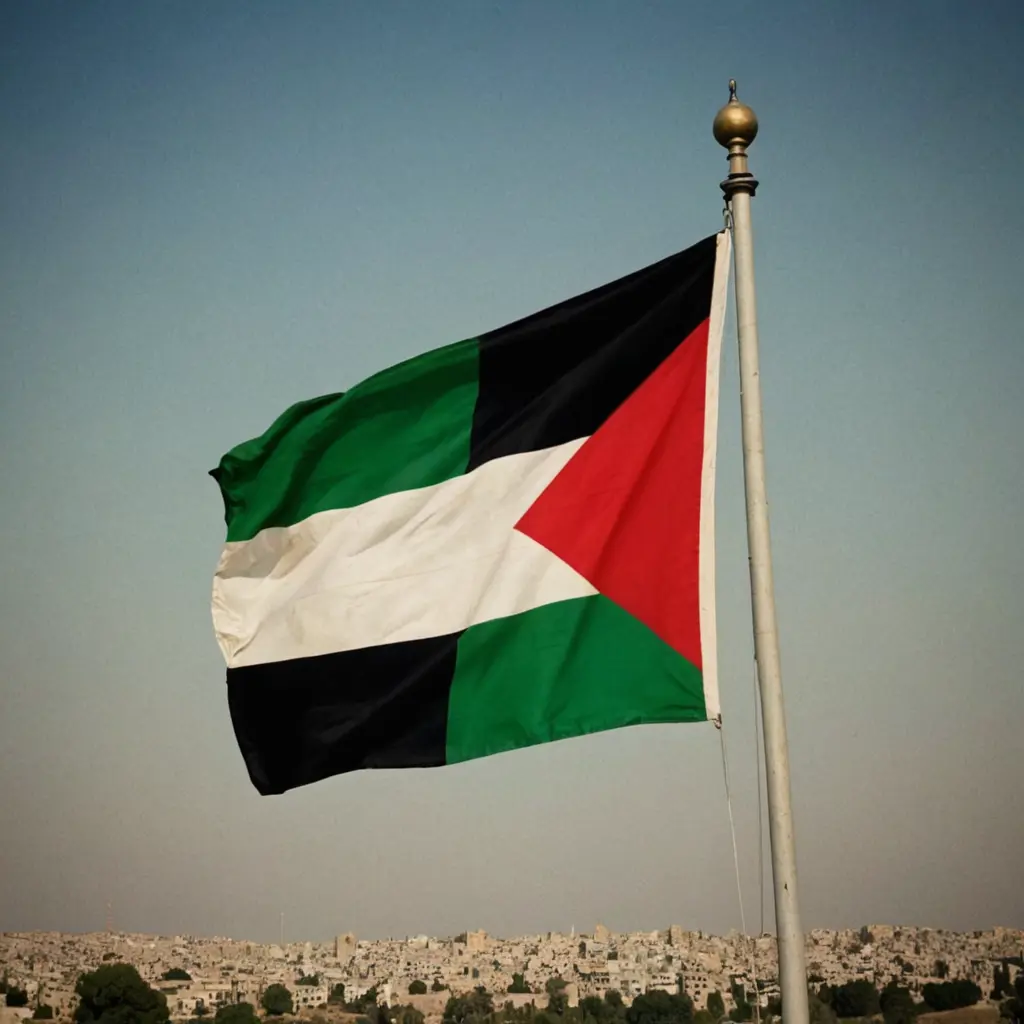 علم فلسطين القديم