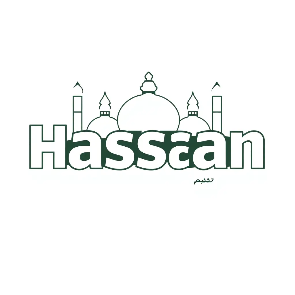 تصميم لوجو لكلمه حسن العراقي في لوجو