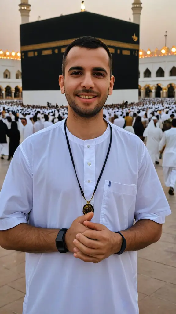 صوره لي وانا في مكه المكرمه