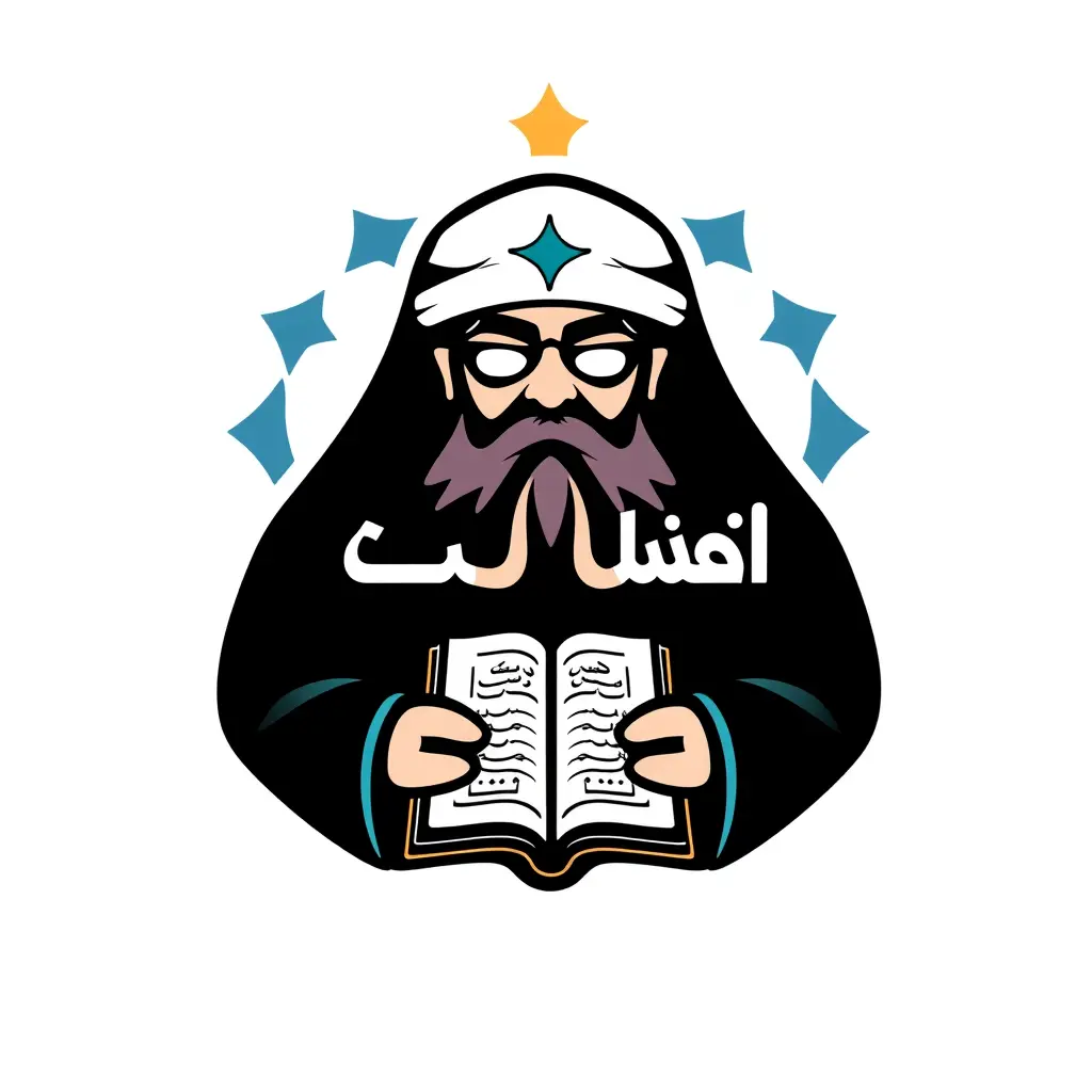 Generate a minimalistic mascot style logo in 3d for a company named 'Sheikh Ahmed Sirri Club, may God have mercy on him'  in the religious field. The logo should prominently feature The Qur’an and the Holy One .