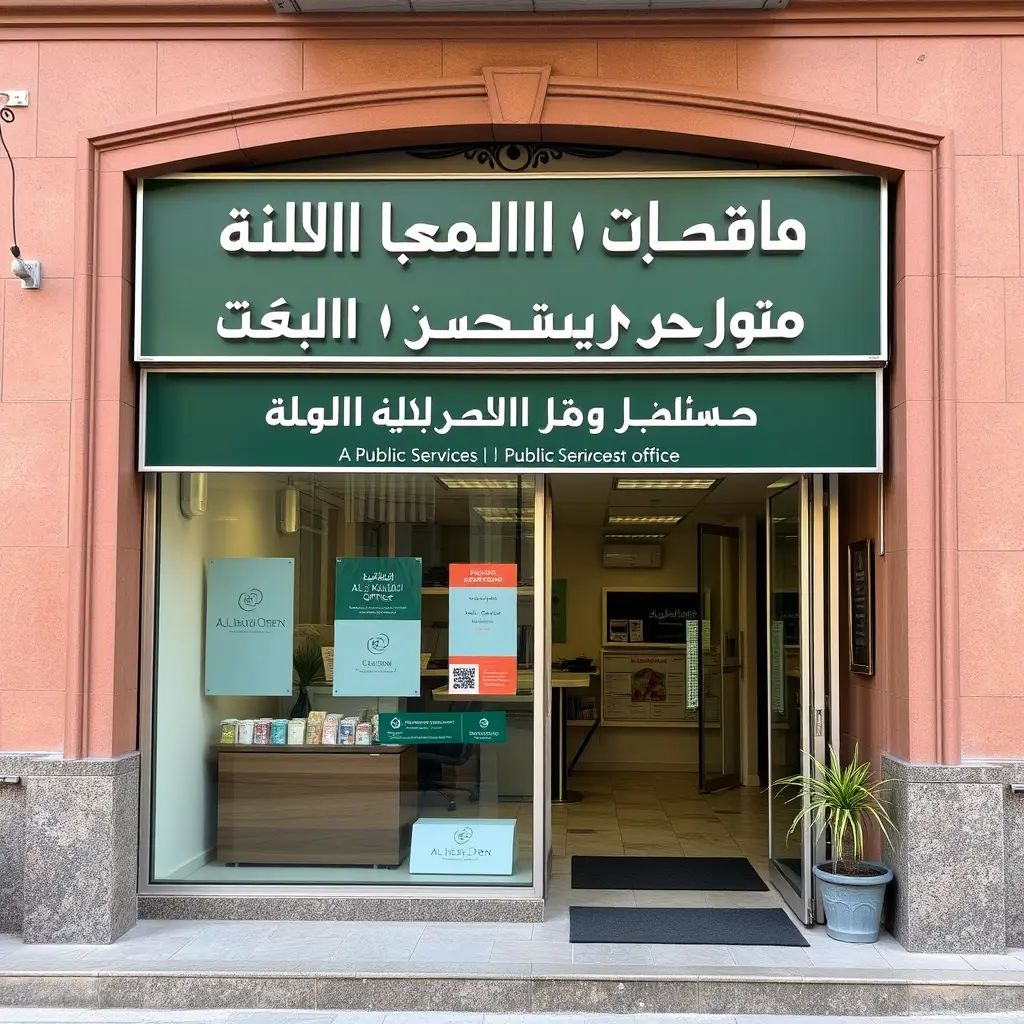 صورة مكتب خدمات عامة باسم مكتب الخالدي