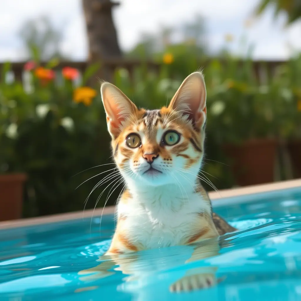 كاتركسا في المسبح