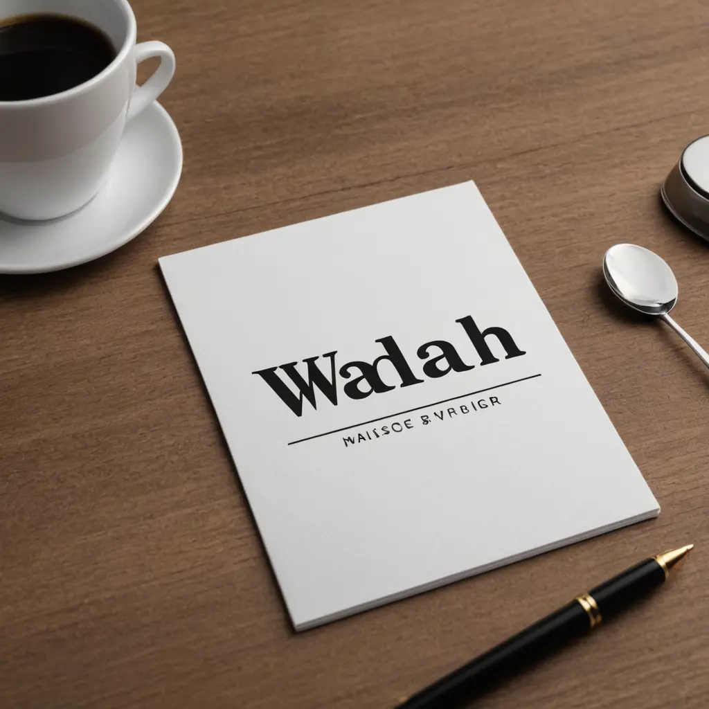 تصميم اسم تجاري باسم wadah