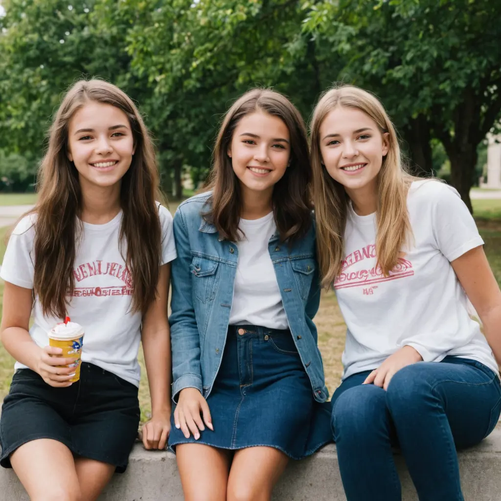 بنات مراهقات